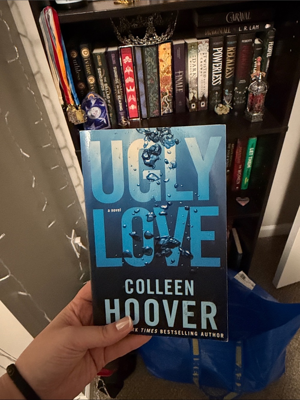Ugly Love by Colleen Hoover - Blue Paperback Novel